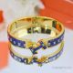 Best Replica Hermes Clic-Clac H Bracelet in Blue Enamel Gold Hardware (2)_th.jpg